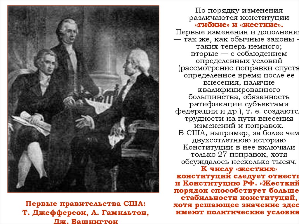 Первому изменяла. По порядку изменения различаются Конституции. Жесткие и гибкие Конституции презентация. Конституция Германии жесткая или гибкая. По порядку изменения Конституции могут быть гибкими и жесткими.