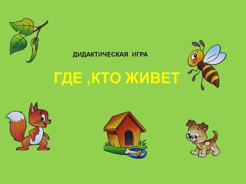 Презентация кто где живет