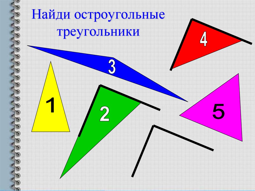 Выбери все остроугольные треугольники 1 2. Треугольники виды треугольников. Остроугольный треугольник. Разносторонний треугольник. Как выглядит остроугольный треугольник.