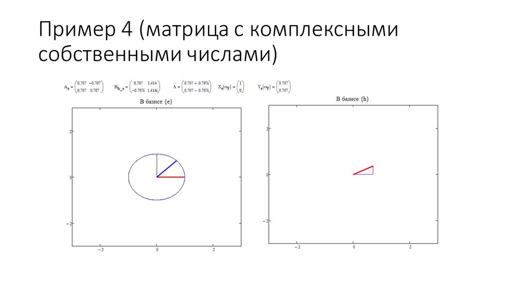 Пример 4 (матрица с комплексными собственными числами)