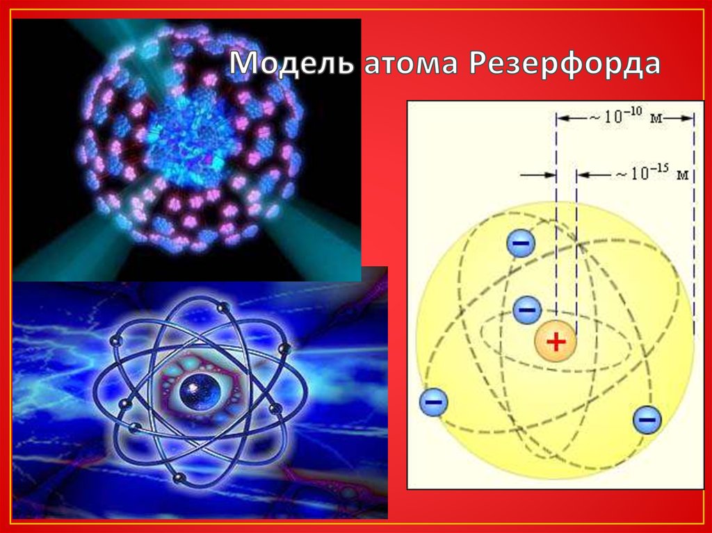 Модель атома предложенную резерфордом