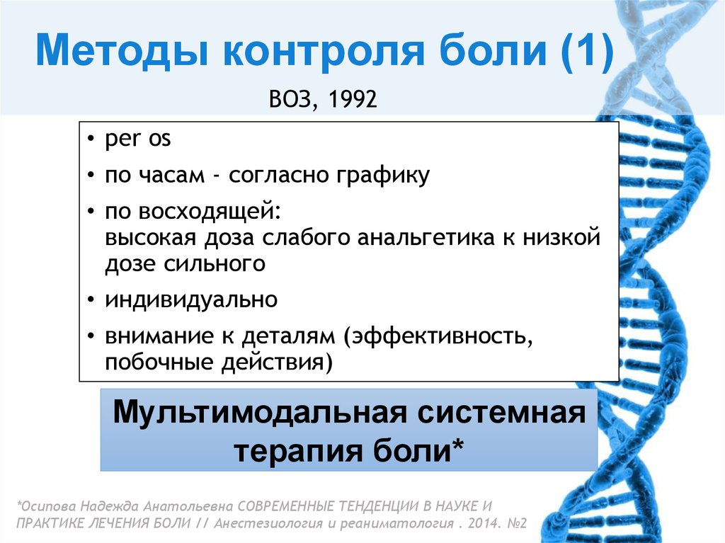 Решение проблемы боли