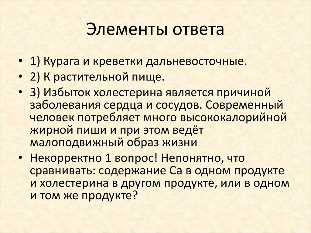 Элемент ответить