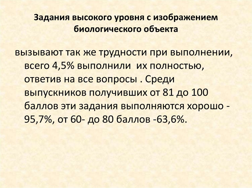 Задания с изображением биологического объекта