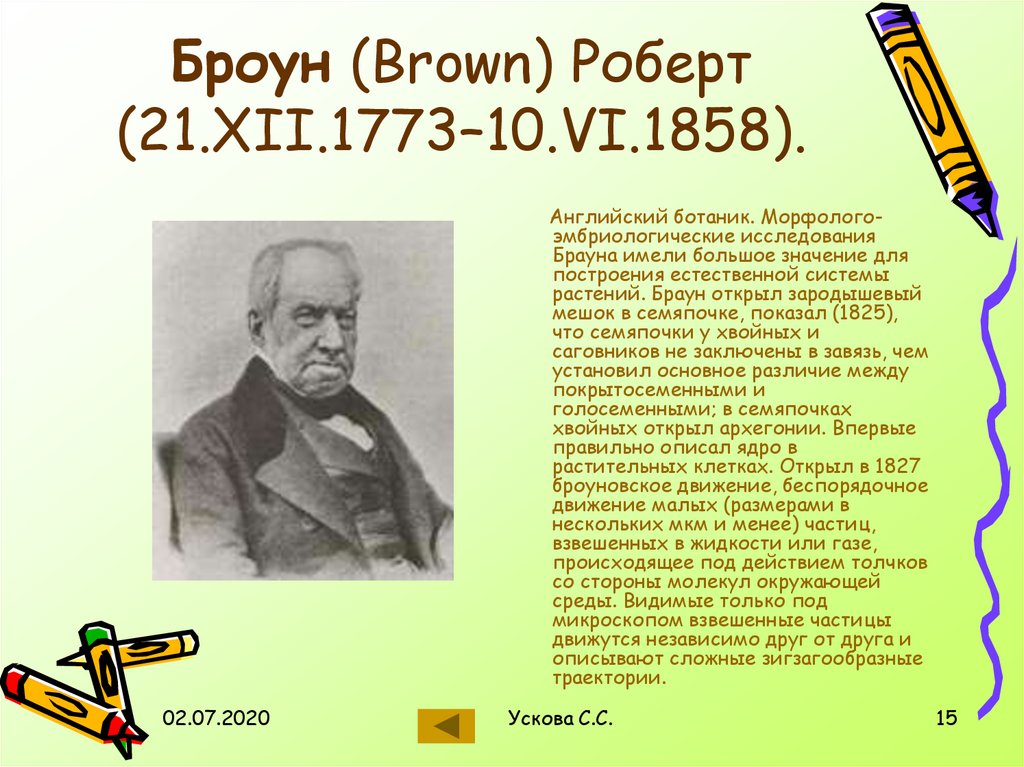 Р браун. Роберт Браун вклад в биологию. Роберт Броун биография. Краткая биография Роберта Броуна. Броун английский ботаник.