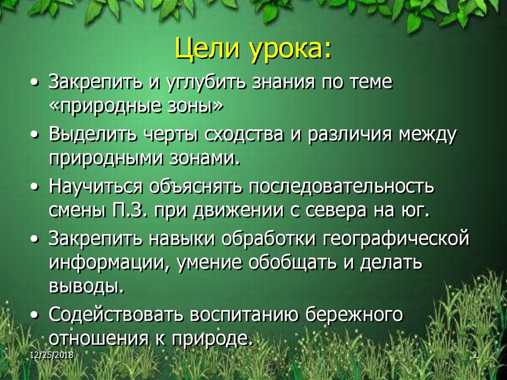 Черты сходства природы. Природные зоны России вывод.