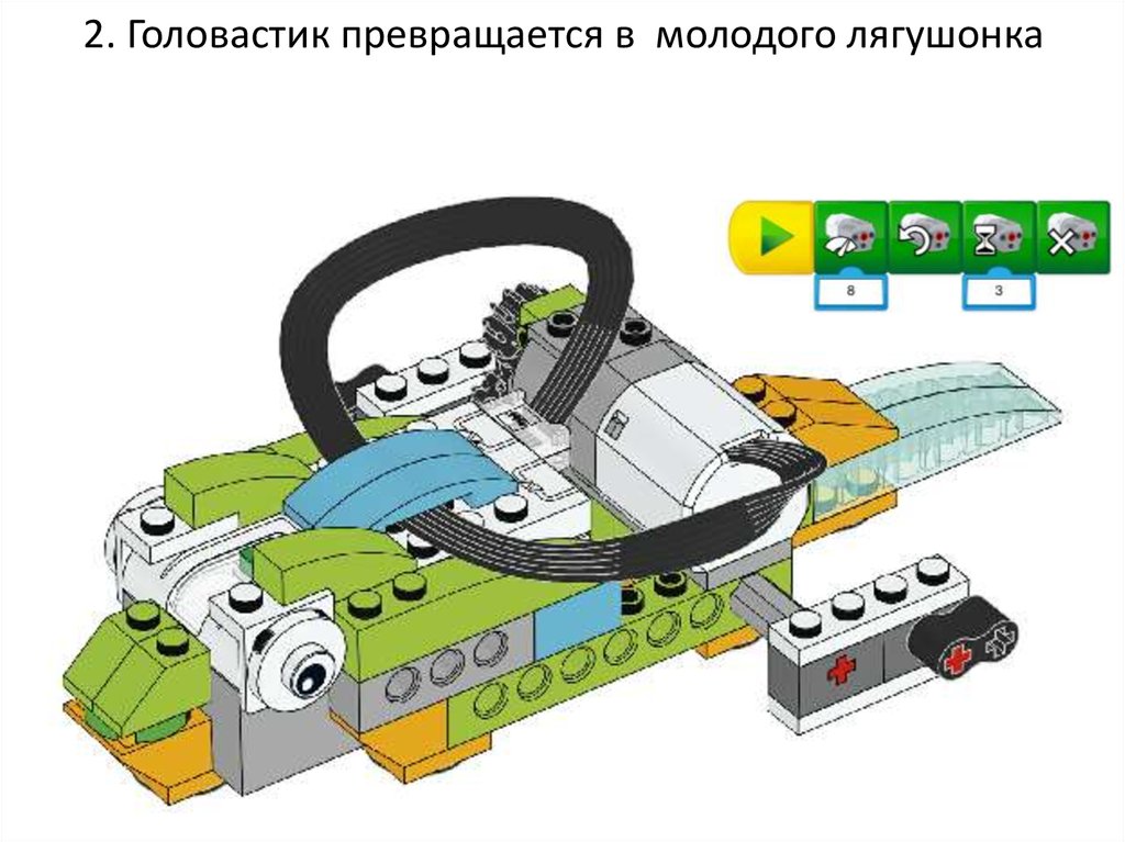 Какая передача используется в стандартной схеме к проекту метаморфоз лягушки