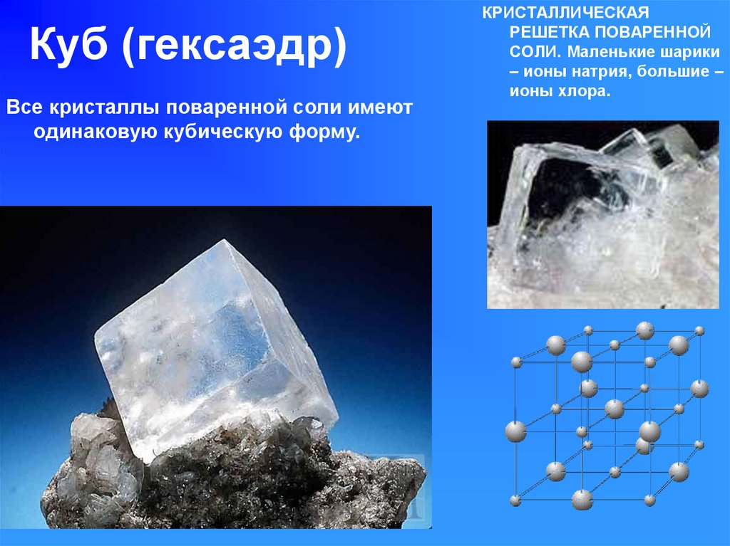 Поваренная соль формула. Кристалл поваренной соли решетка. Кристаллов поваренной соли NACL. Многогранники в природе Кристаллы поваренной соли. Поваренная соль гексаэдр.