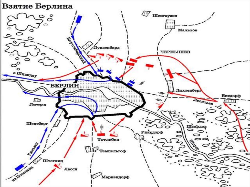 Освобождение европы от фашизма карта