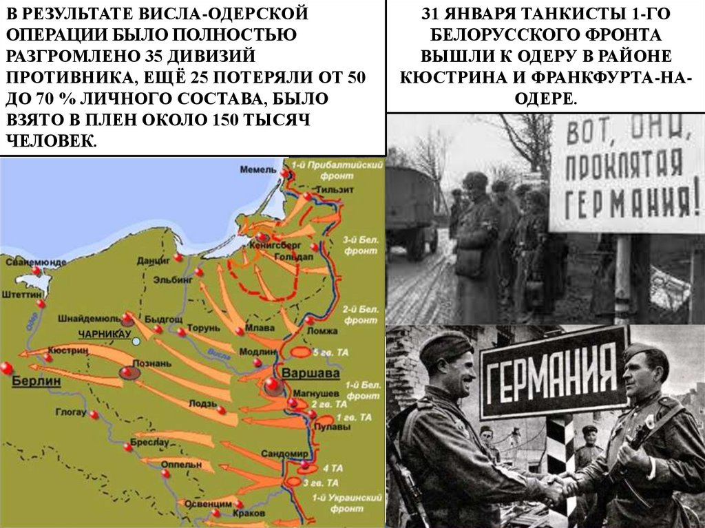 Операция трех фронтов. Карта Висло-Одерской операции 1945. Висло Одерская операция освобождение Польши. Висло-Одерская наступательная операция 1945 г. 12 Января 3 февраля 1945 г Висло-Одерская операция.