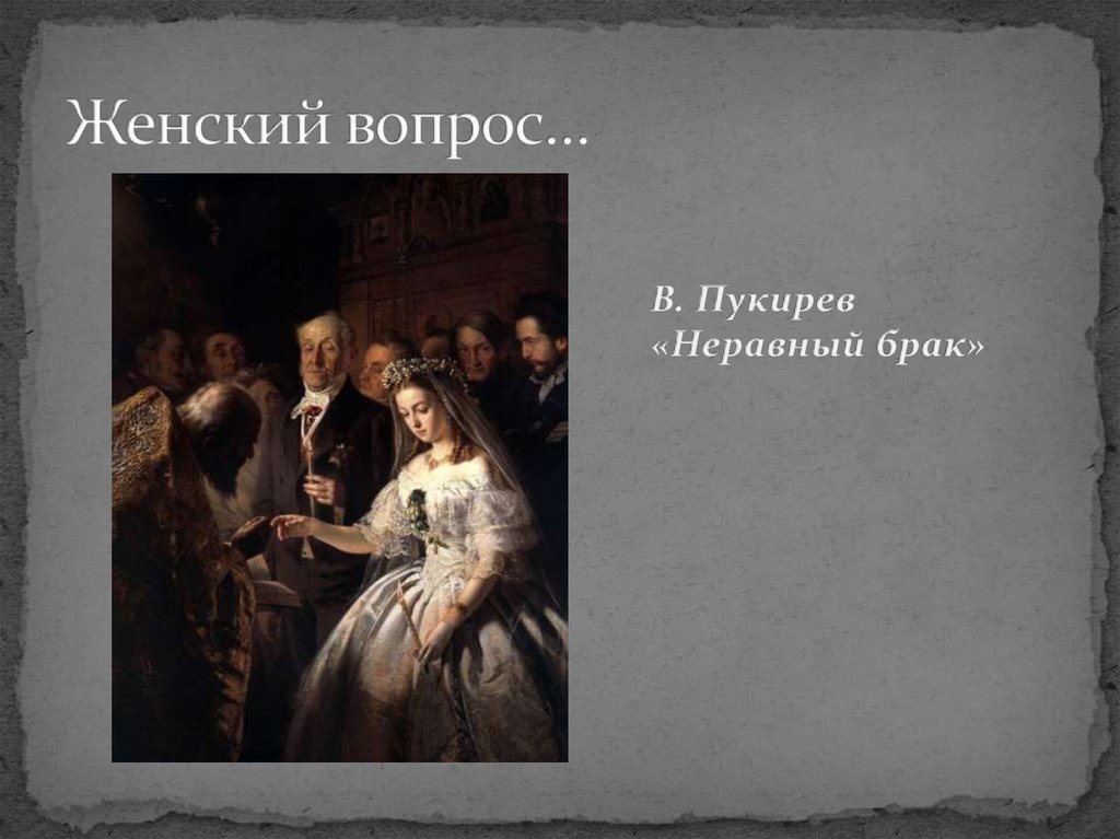 Женский вопрос…