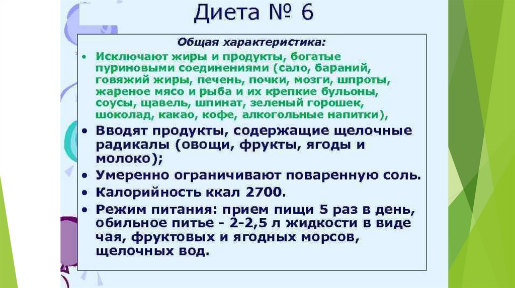 Диета 6