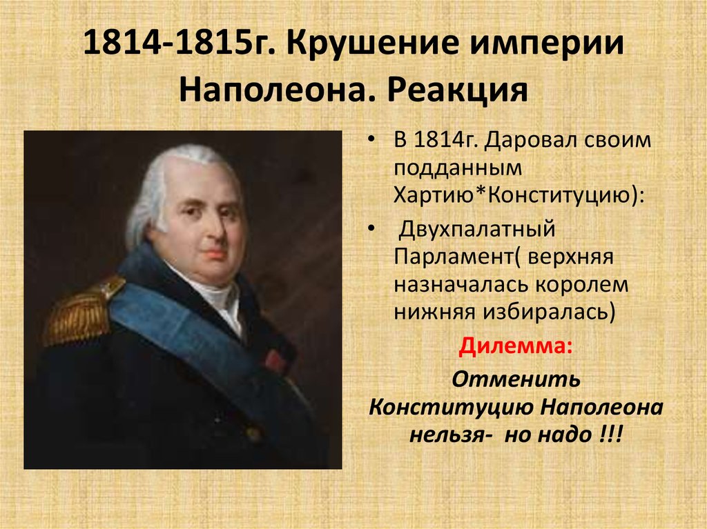 1814 1815. Крушение империи Наполеона. Падение империи Наполеона. Крах наполеоновской империи. Предпосылки падения наполеоновской империи.