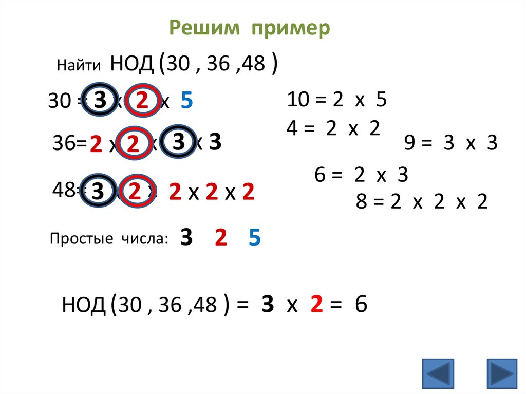 Делители и кратные числа. Делитель и кратное 5 класс.