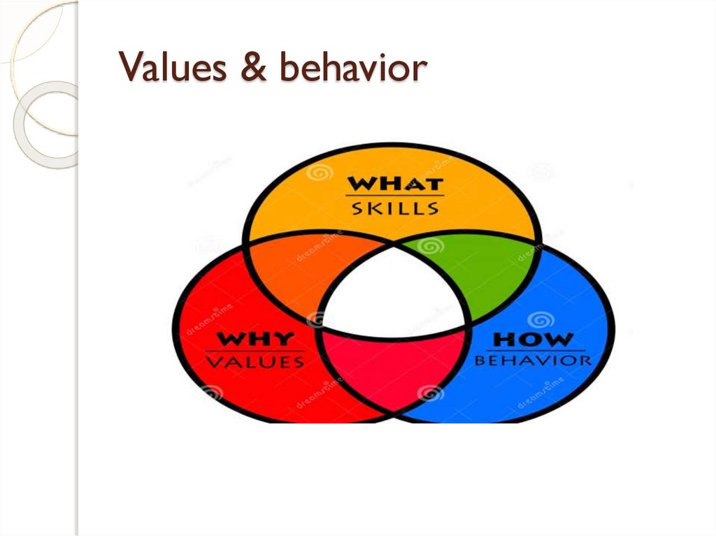 Values & behavior