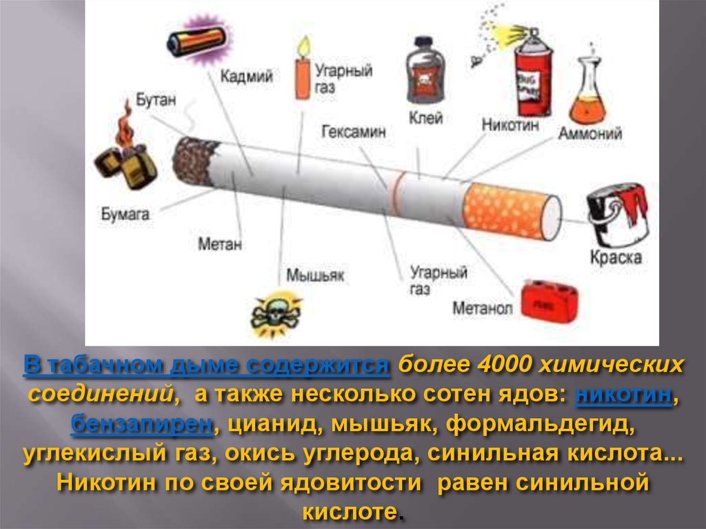 Что содержит никотин