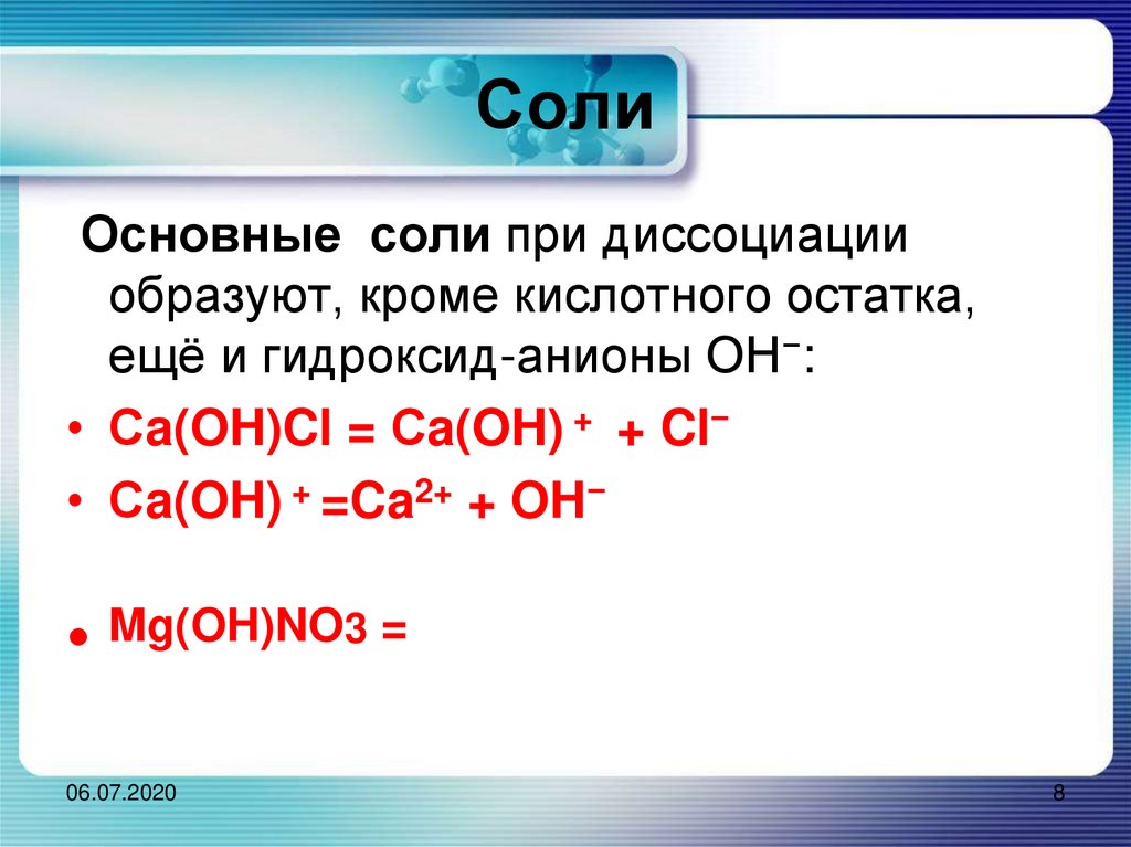 Соли войти