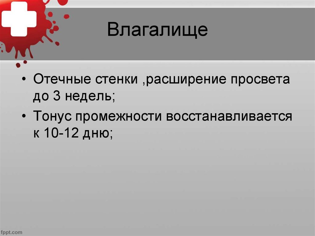 Ведение послеродового периода презентация