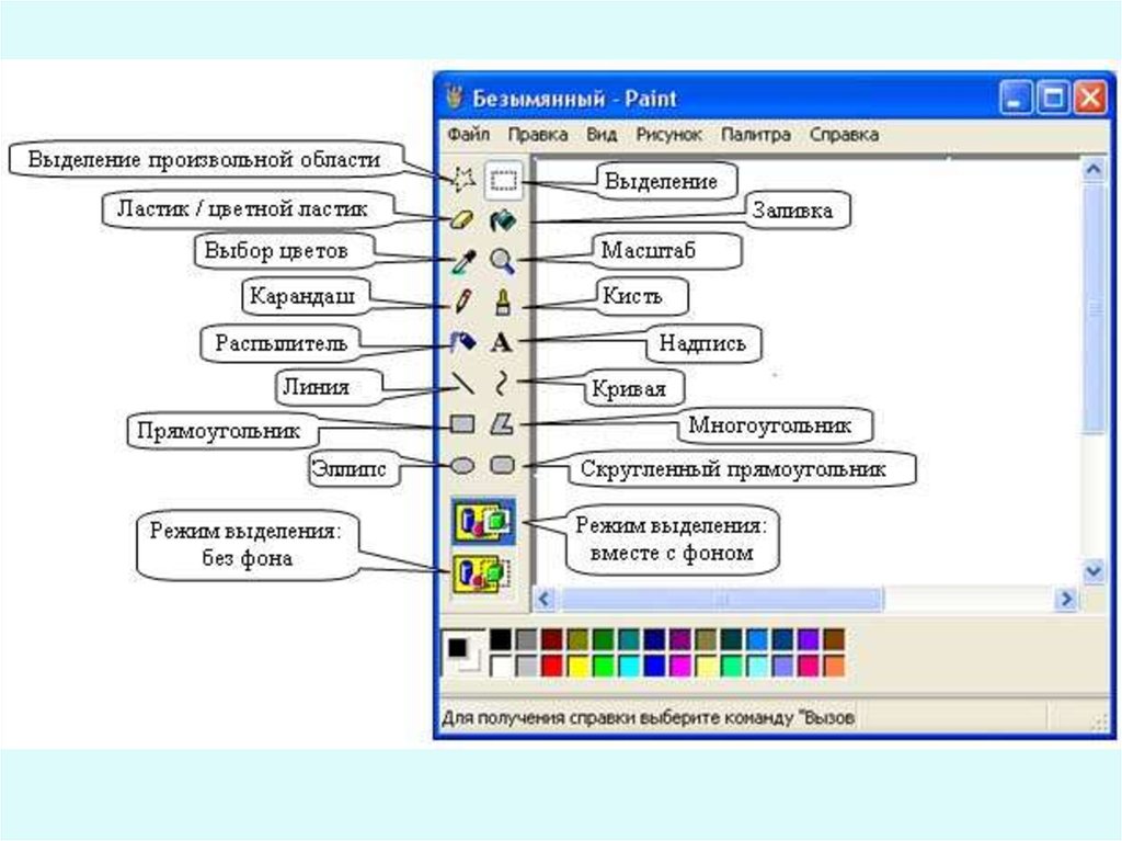 Выберите основные элементы. Панель инструментов Paint. Редактор панели инструментов. Paint кнопки панели инструментов. Панель инструментов в паинте названия.