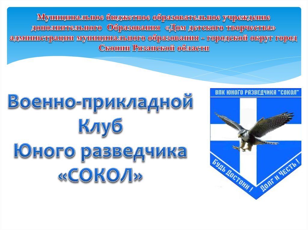 Муниципальное бюджетное образовательное учреждение дополнительного Образования «Дом детского творчества» администрации