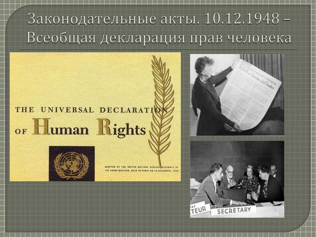 Что ты знаешь о всеобщей декларации человека. Всеобщая декларация прав человека 1948 г. Всеобщая декларация прав человека 1948 книга. Декларация 1948 года. Декларация прав человека ООН.