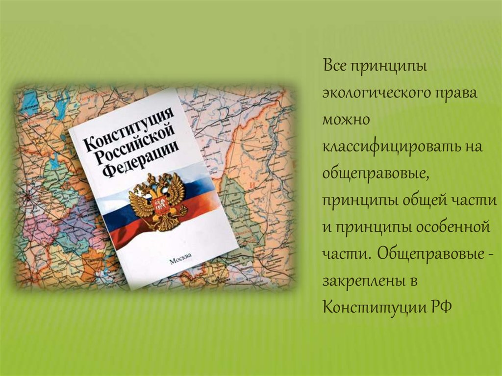 Экологическое право рб презентация