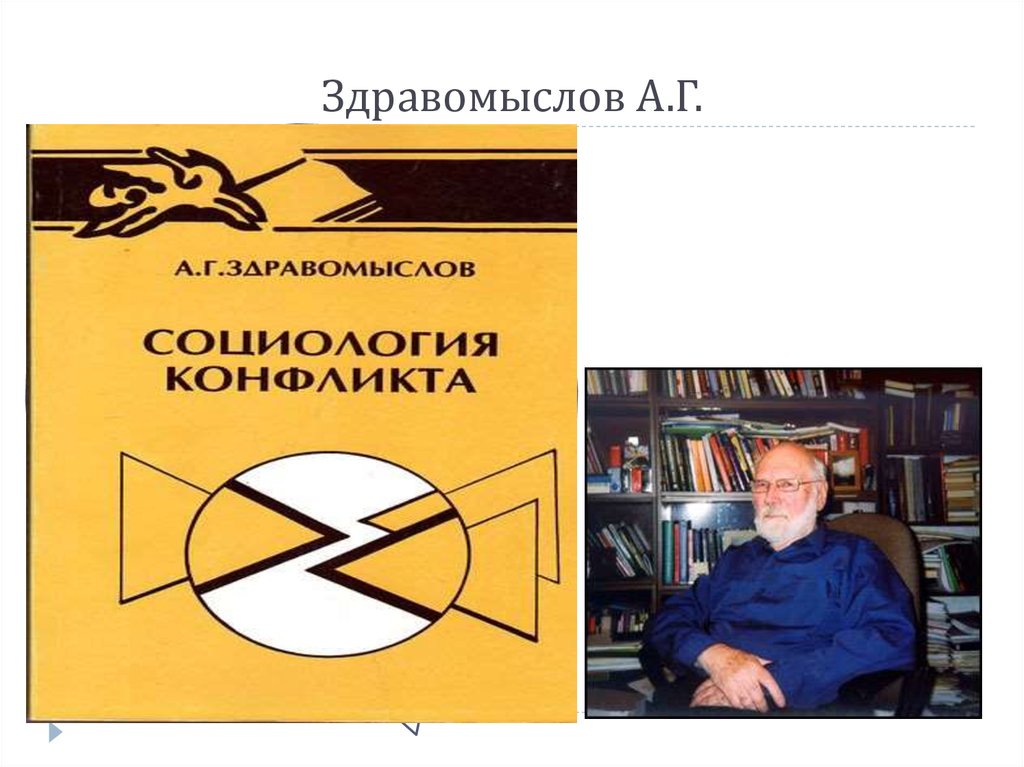 Аналитическая схема исследования социального конфликта а г здравомыслов