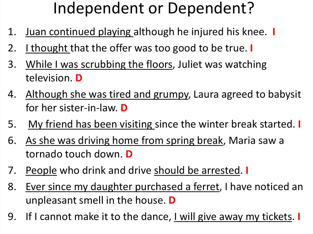 Types Of Clauses In Sentences Online Presentation