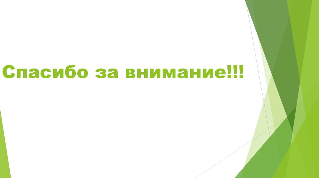 Спасибо за внимание!!!