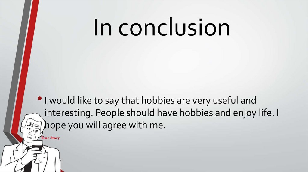 essay conclusion on hobbies