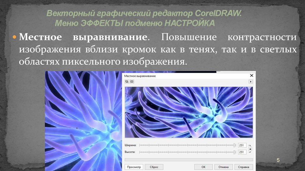 Векторный графический редактор coreldraw. Coreldraw презентация. Повышение контрастности изображения. Повысить контрастность изображения. Эффекта графического редактора coreldraw.