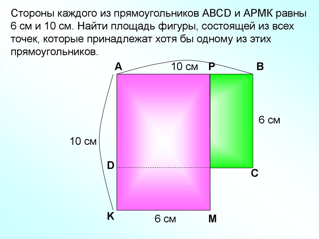 Презентация площадь прямоугольника 8 класс мерзляк