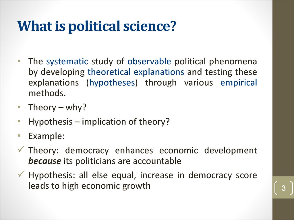 What Is Political Science 