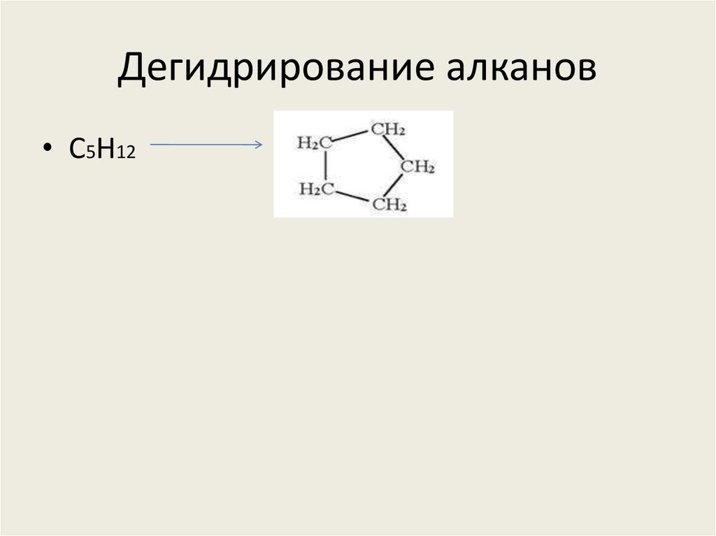 Дегидрирование алкана