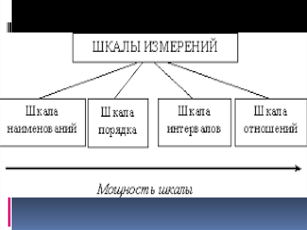 Шкалы измерений