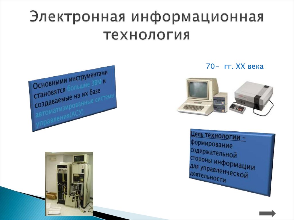 Презентация на тему история развития информационных технологий