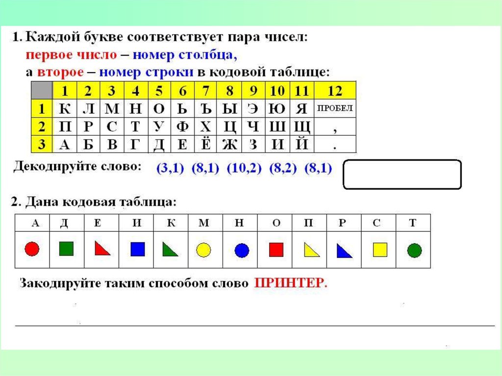 Раскодируй картинку для дошкольников