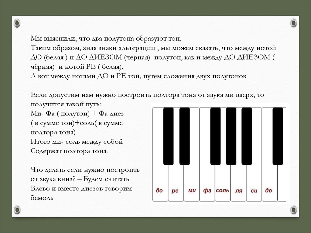 Нота бемоль. Тон полутон знаки альтерации. Ноты до до диез. Сольфеджио 2 класс тон тон полутон. Тона и полутона на клавиатуре фортепиано.