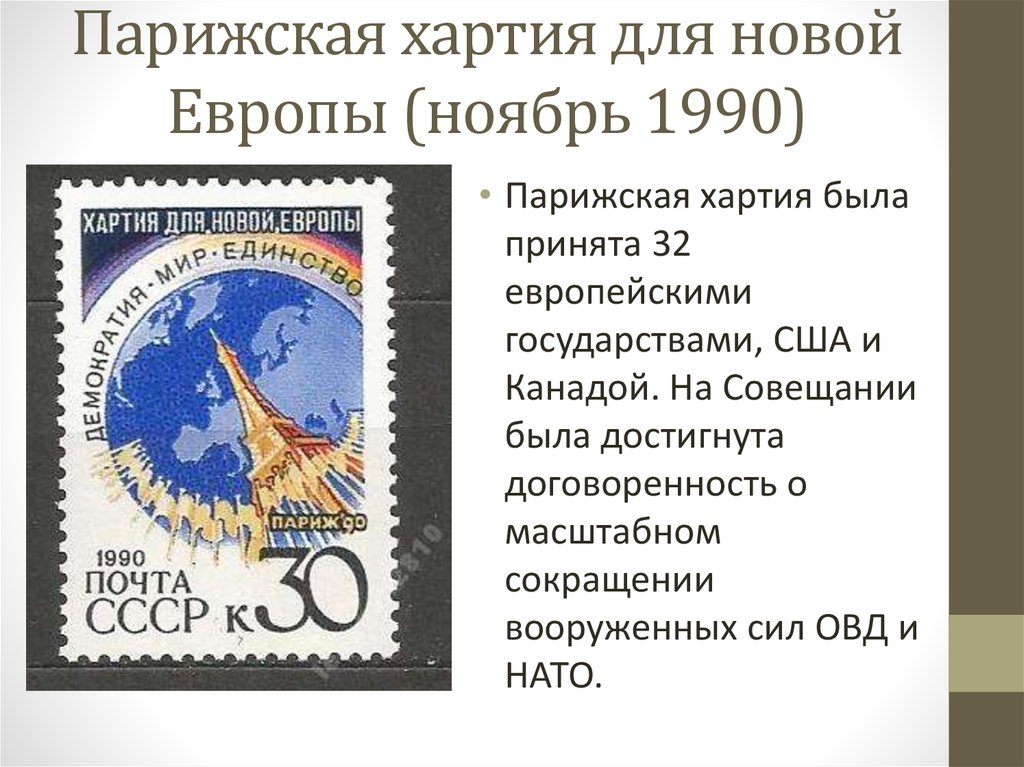 Парижская хартия 1990