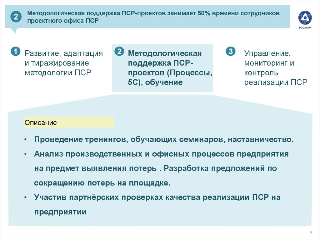 Пср проекты росатома примеры