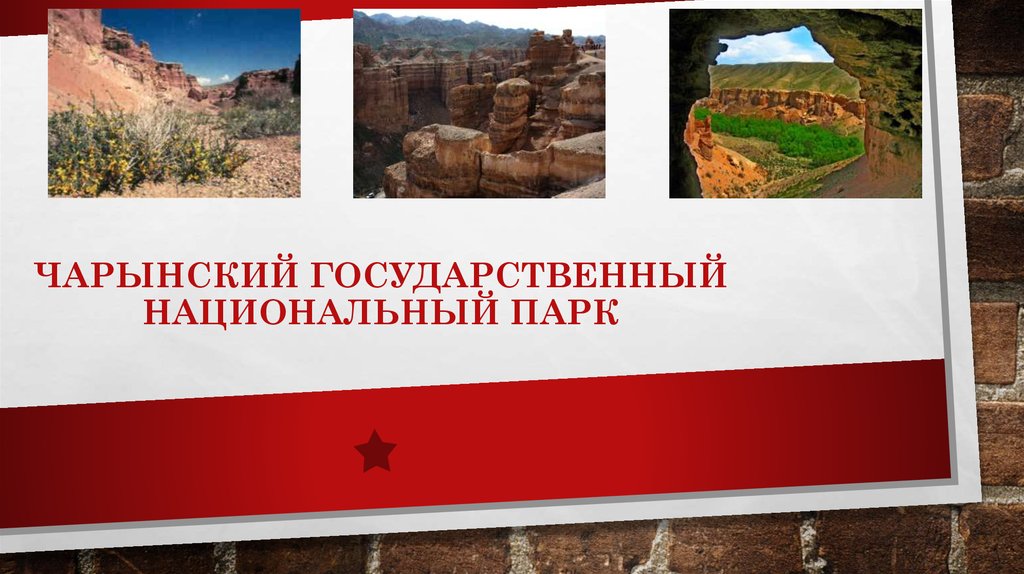Чарынский государственный национальный парк