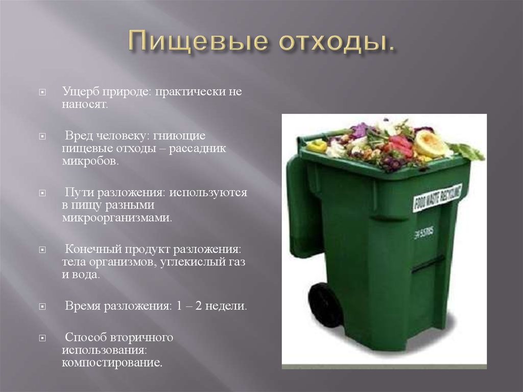 Сбор пищевых отходов