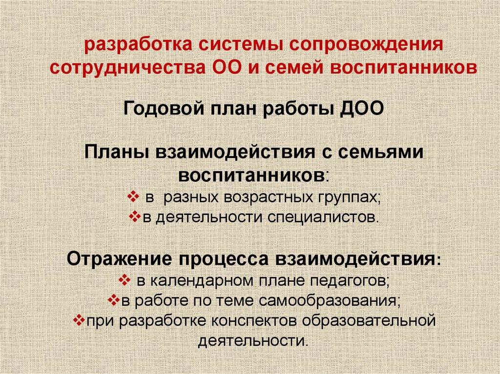 Сопровождение взаимодействия. Сопряженных с сотрудничеством и сопровождением.