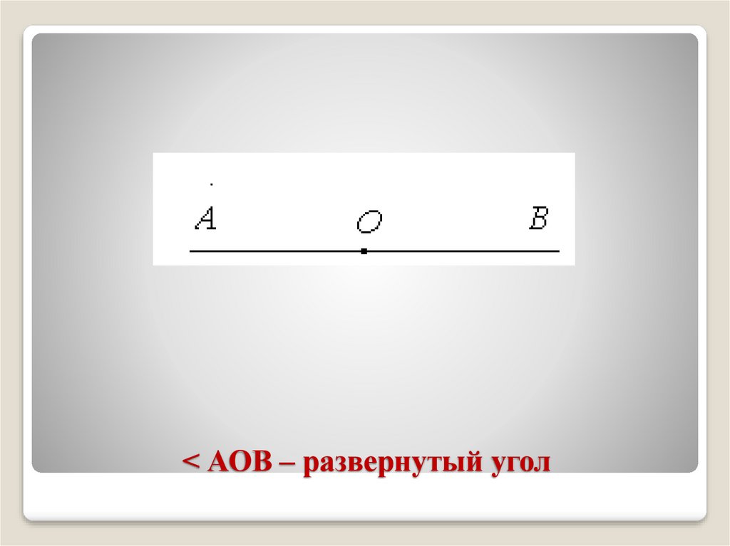 Прямой угол аов. Развёрнутый угол АОВ. АОВ. Развернутый. Развернутый угольравен.