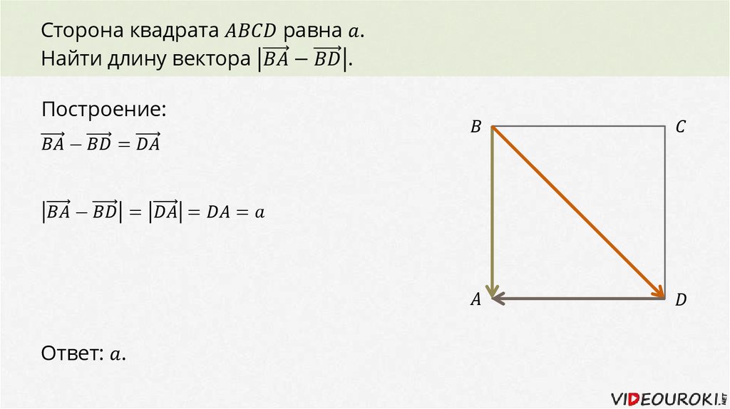 Где находится вектор