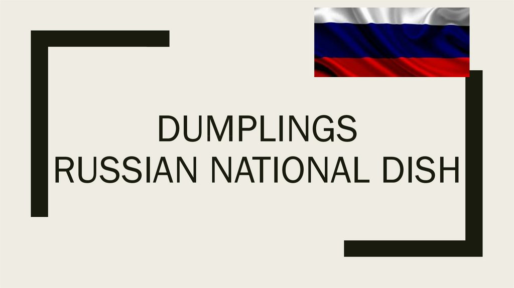 Dumplings russian national dish