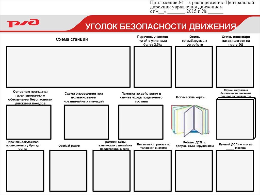 Уголок безопасности движения - презентация онлайн