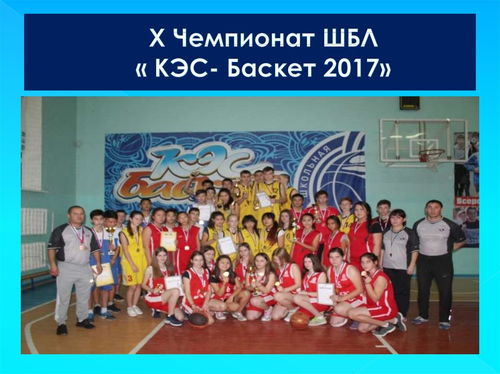 X Чемпионат ШБЛ « КЭС- Баскет 2017»
