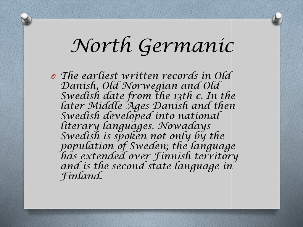 North Germanic