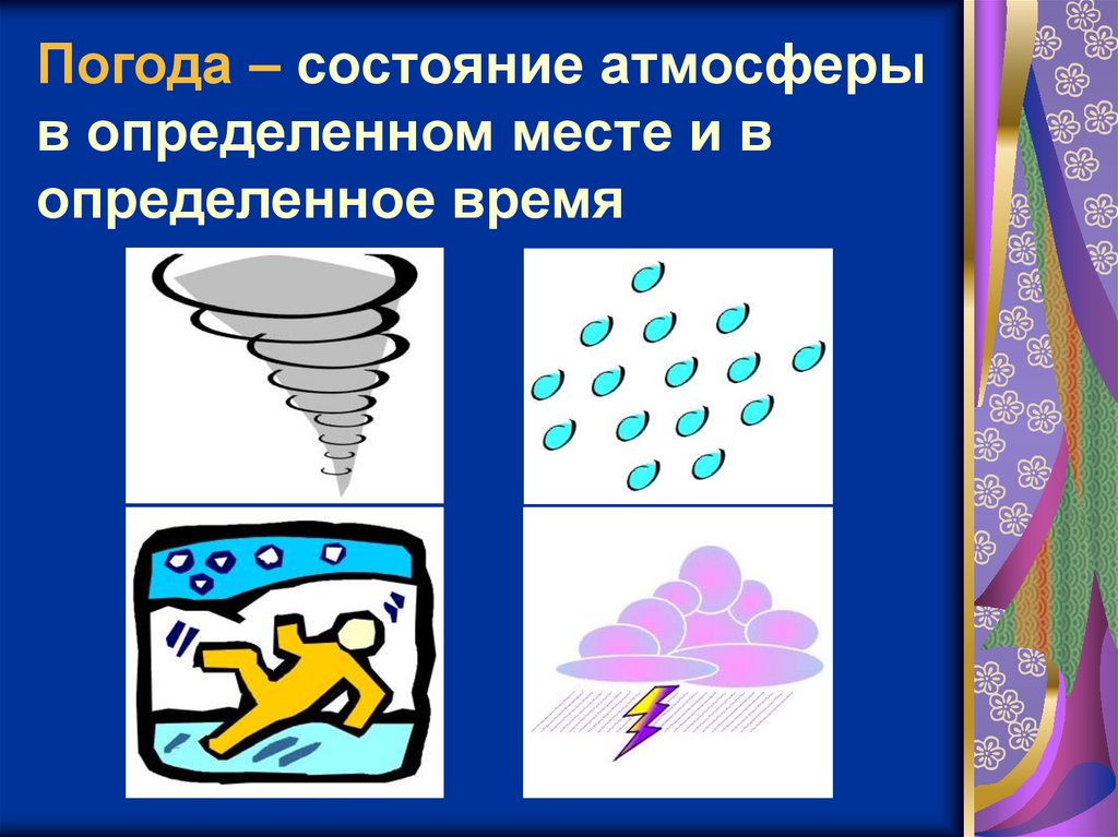 Погодные условия и безопасность человека. Состояние атмосферы. Электрическое состояние атмосферы.